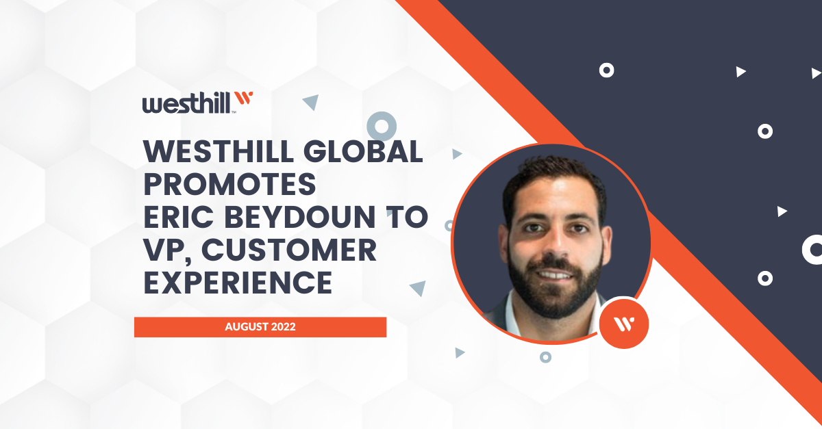 Westhill, the nation’s leading digital managed repair company, announces the promotion of Eric Beydoun to VP, Customer Experience.